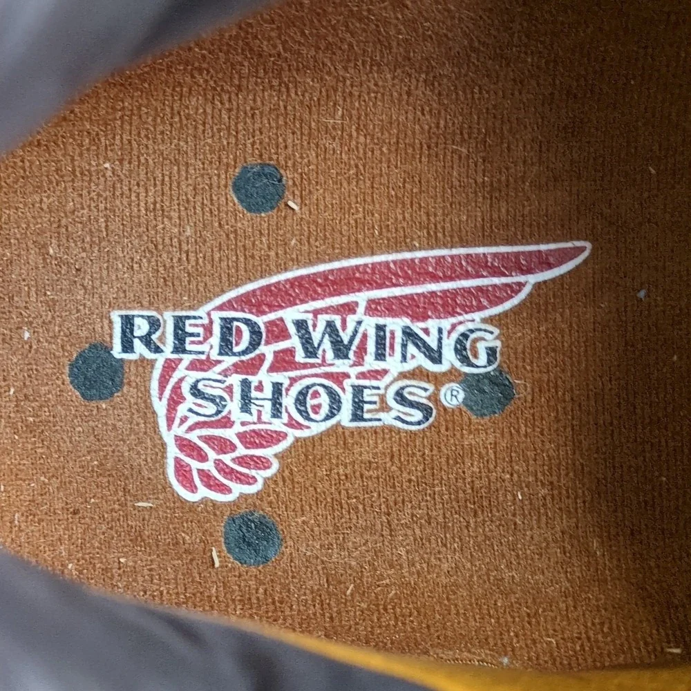 Red Wing Shoes Mens Boots Brown 8.5EE‎ Leather Work Safety Toe Ankle F2413-05